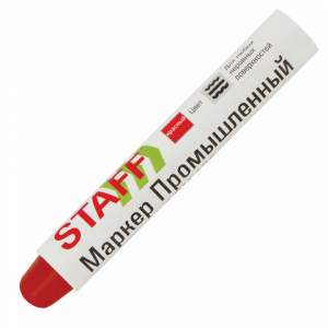 Маркер промышленный STAFF ПВФ красный. 150...